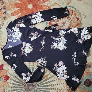 Xhilaration LS Wrap Dress